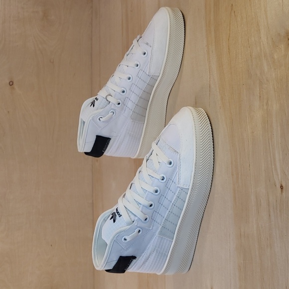 Adidas White Nizza Parley Hi Men's Shoes - Picture 2 of 10